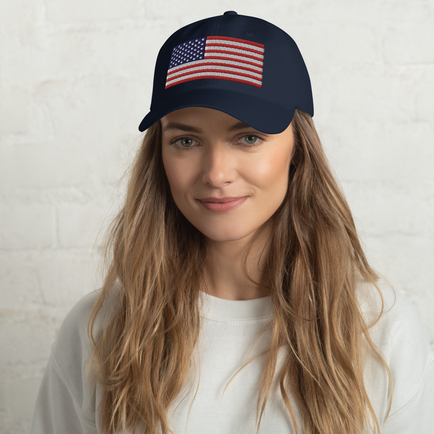 Armed Forces Gear American Flag Hat (Navy)