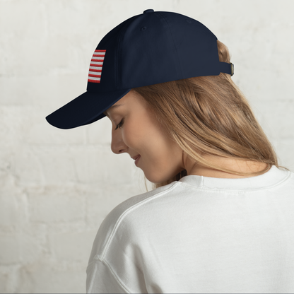 Armed Forces Gear American Flag Hat (Navy)