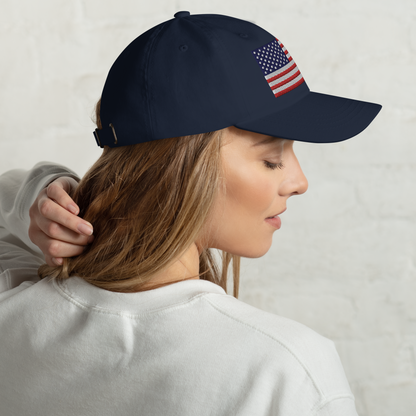 Armed Forces Gear American Flag Hat (Navy)