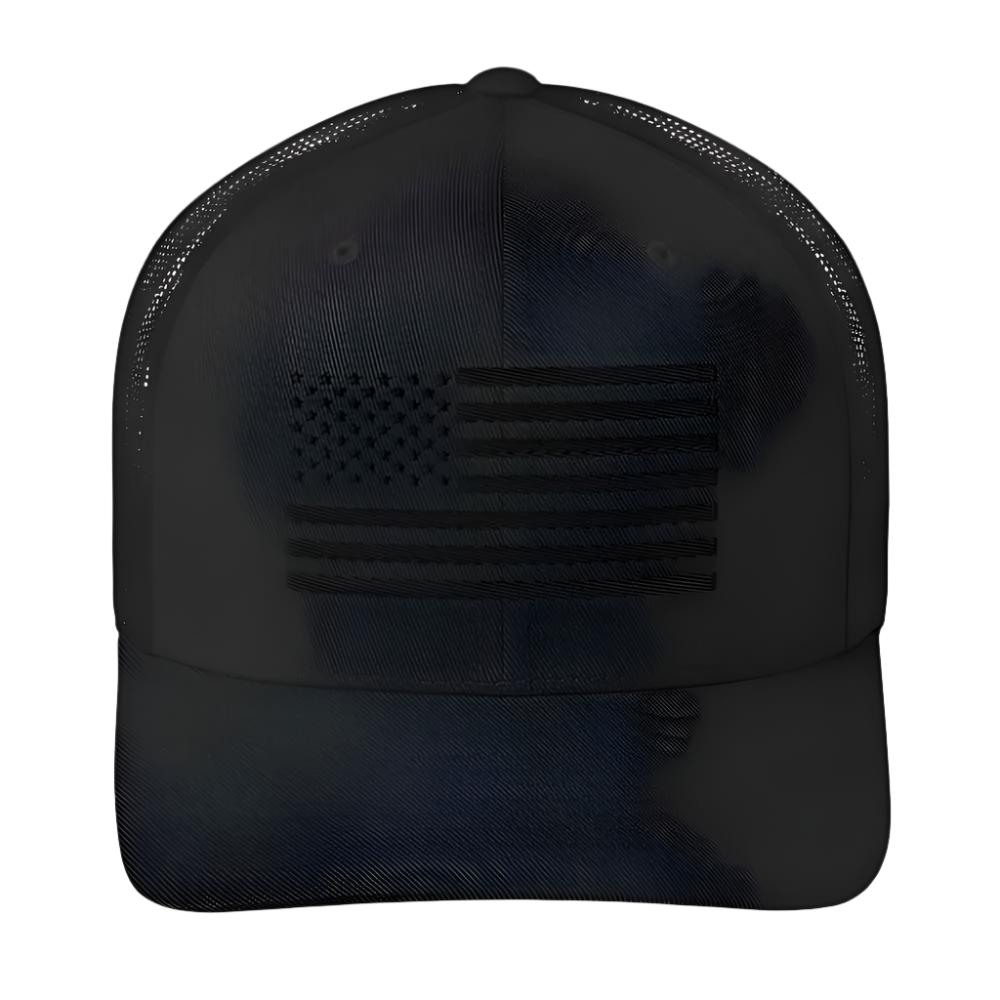 American Flag Hat - Charcoal